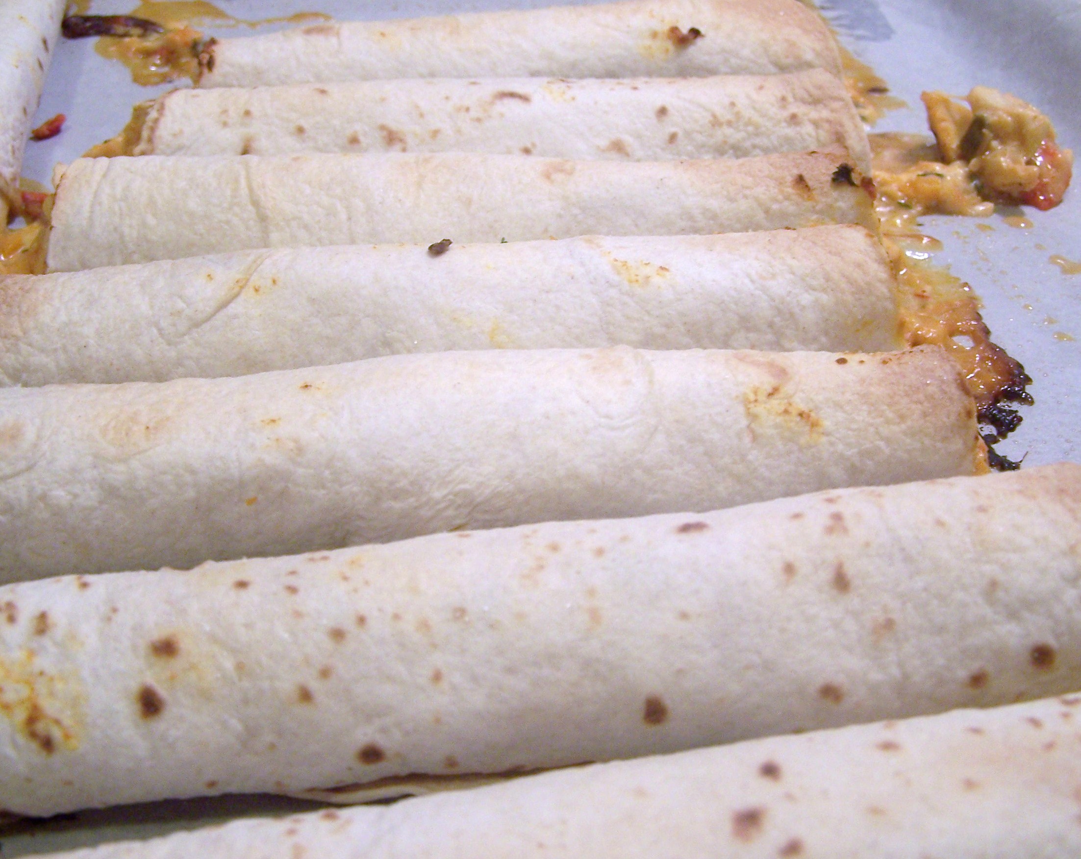 Baked Chicken Taquitos