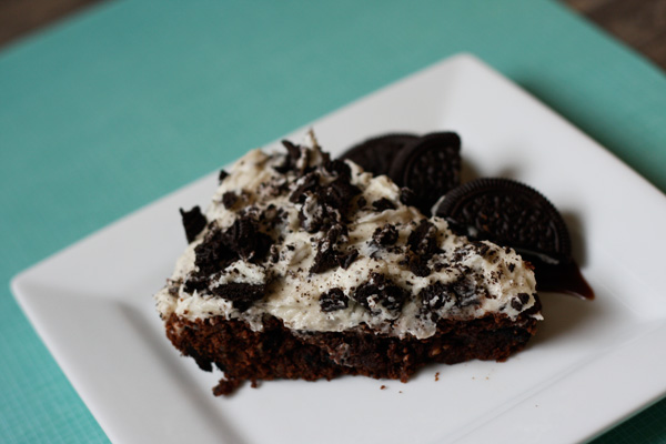 Cookies and Cream Brownies - the ICING is to die for! 
