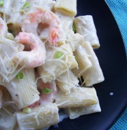 shrimp pesto pasta alfredo