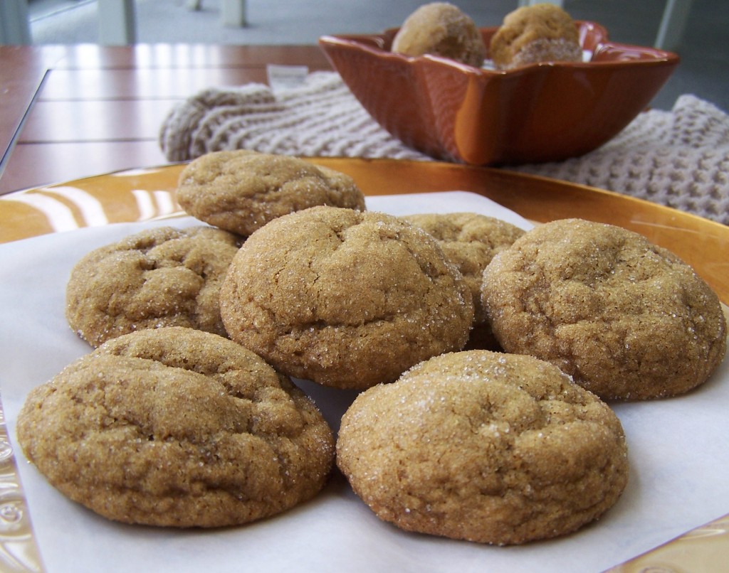 Chewy Pumpkin Gingersnaps