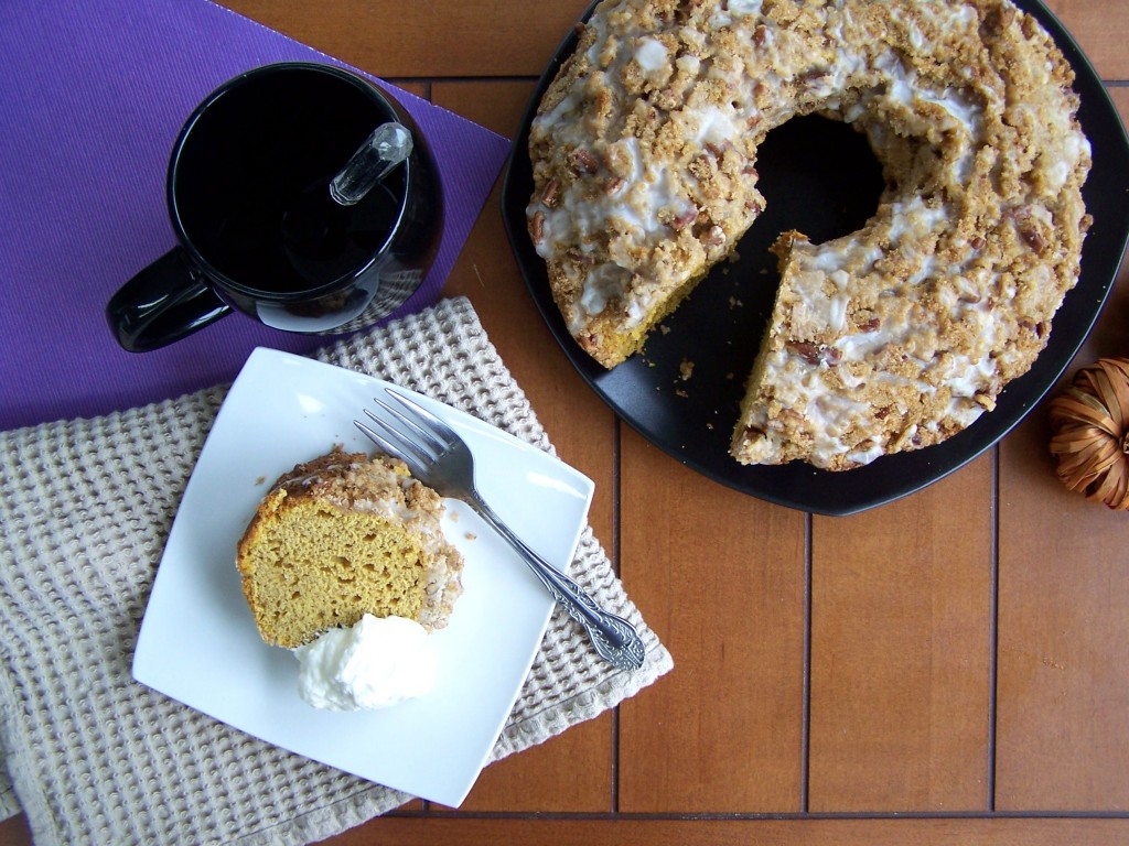 Pumpkin Streusel Bundt Cake