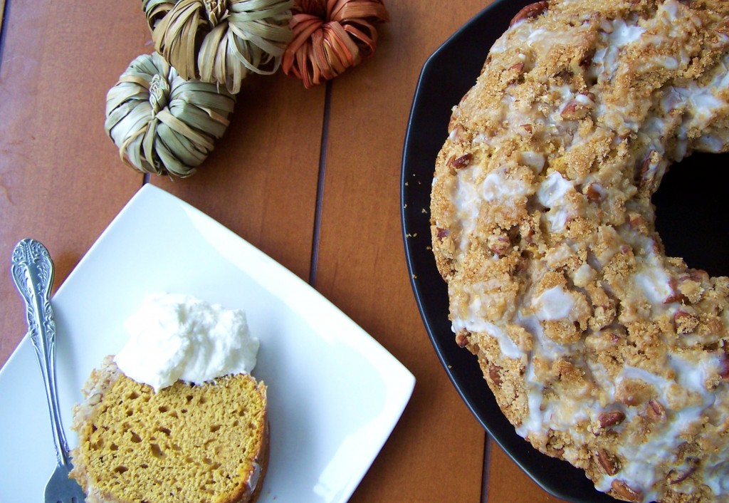 Pumpkin Streusel Bundt Cake