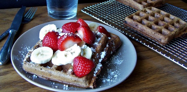 chocolate waffle feature