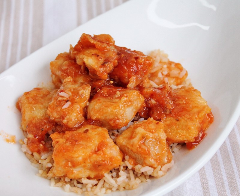 Sweet 'n' sour chicken