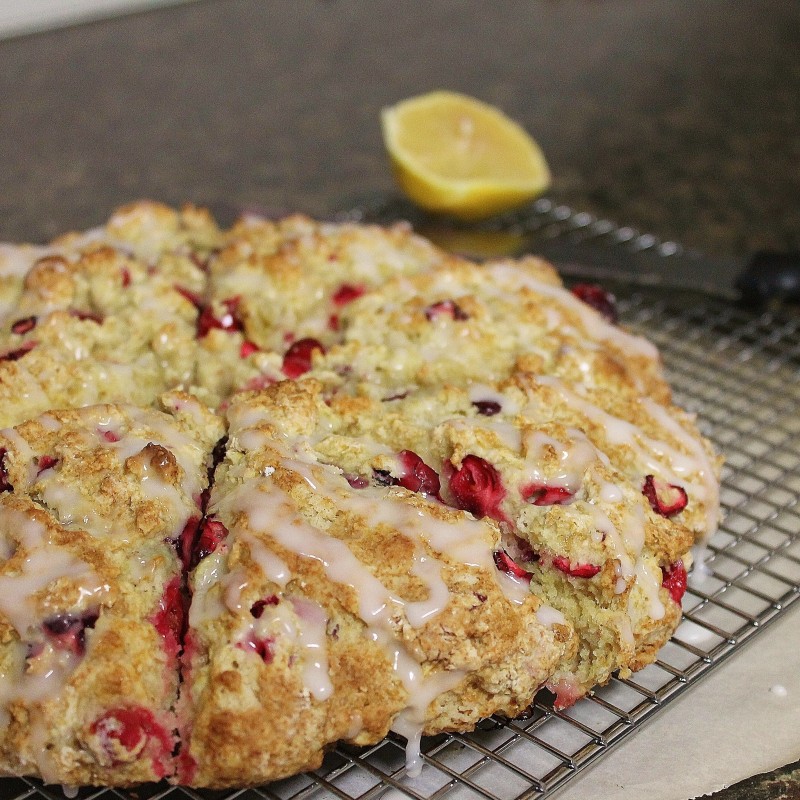 cran lemon scone square