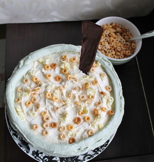 Cereal Birthday Cake 