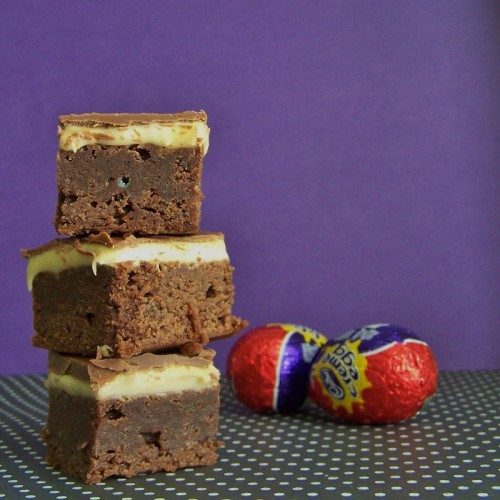 Cadbury Creme Egg Brownies