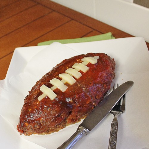 Meatloaf Art - Football shaped