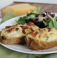 Bacon & Gouda Baked Potatoes