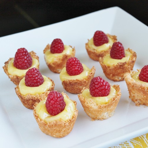 Lemon Coconut Macaroon Pies