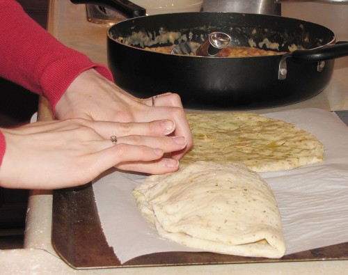 Seafood Stromboli Process