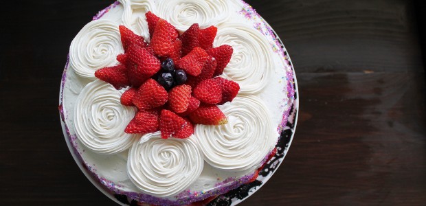 #htmlcaption_5978 Saturday Sweets: Birthday Cake with the BEST Vanilla Frosting