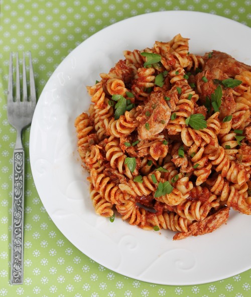 BBQ Pork Pasta