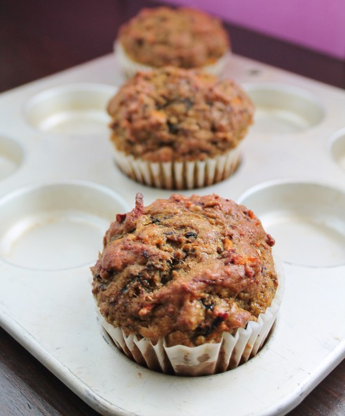 Carrot-beet-muffins