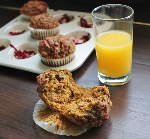 Carrot & Beet Muffins - 4 cups of veggies packed into 1 dozen kid-friendly muffins!