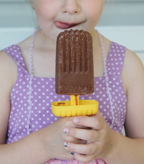 Healthy Homemade Fudgesicles - so rich and fudgy!