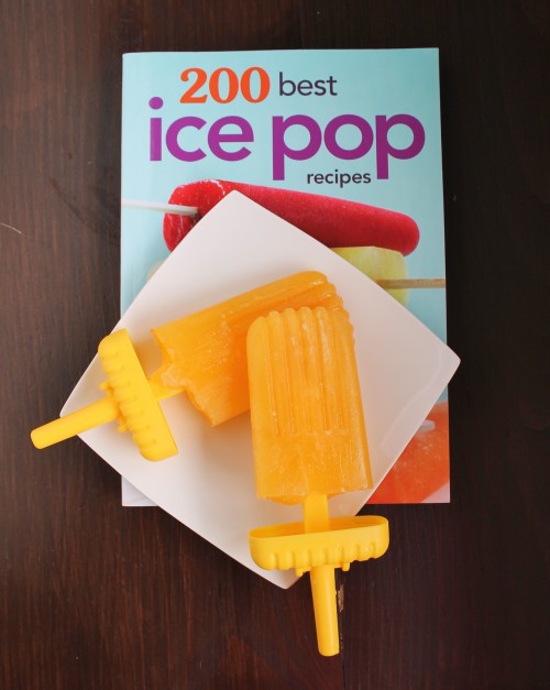 Orange Ice Pops