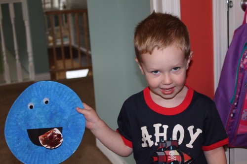 Super easy cookie monster craft