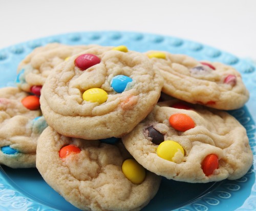 Jumbo soft m+m cookies