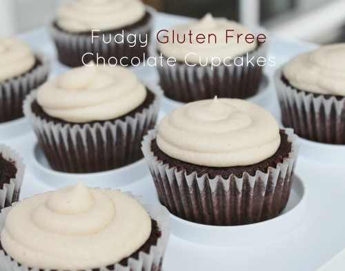 Gluten Free Chocolate Cupcakes - no special flours, just cooked quinoa, for moist, fudgy cupcakes no one will notice are gluten free! | www.hiddenponies.com
