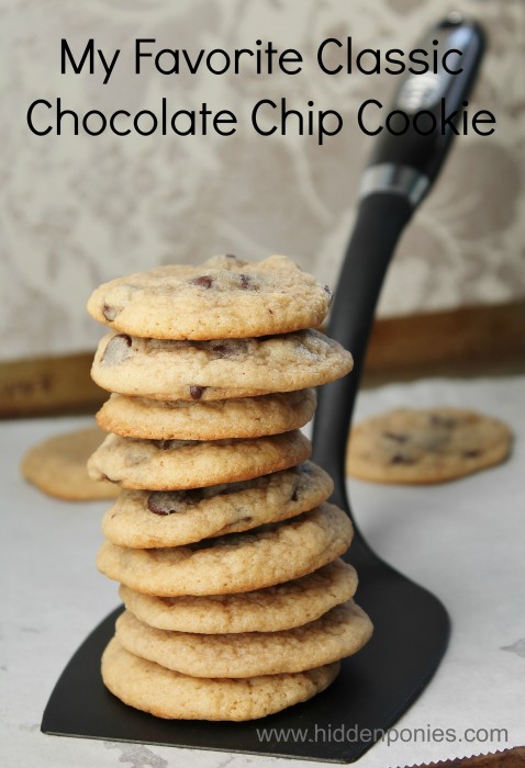 My Favourite Chocolate Chip Cookie Recipe | www.hiddenponies.com