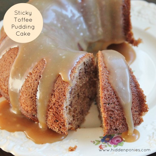 Sticky Toffee Pudding Cake {www.hiddenponies.com}