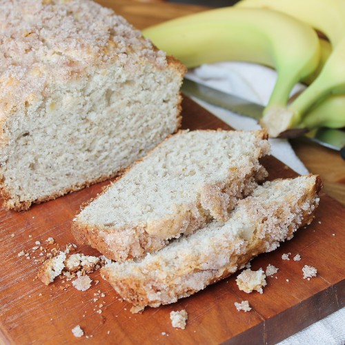 Banana Bread with cream cheese in the batter - MUST TRY!  Makes 2 loaves.