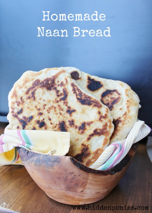 Homemade Naan Bread - so easy and so much better than the store makes it!