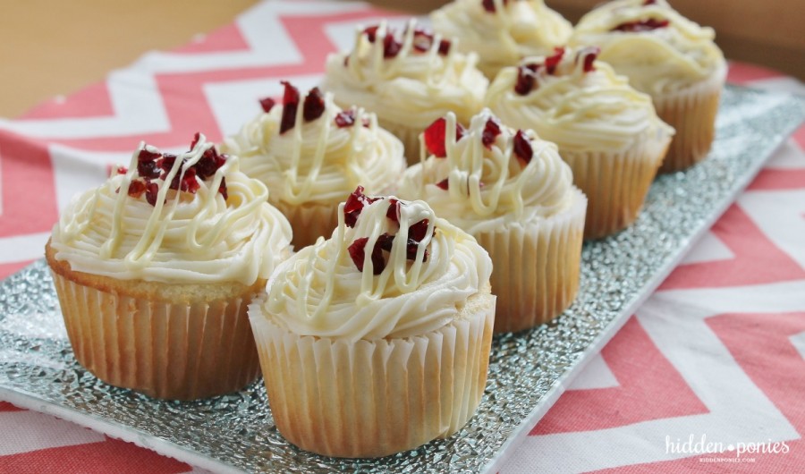 Cranberry Bliss Cupcakes