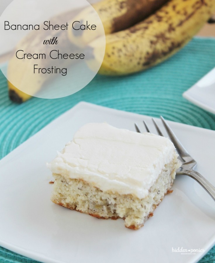 Frosted Banana Sheet Cake