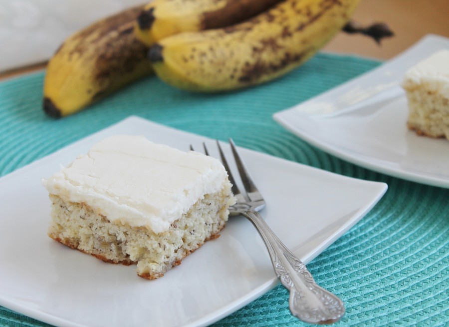 Frosted Banana Sheet Cake