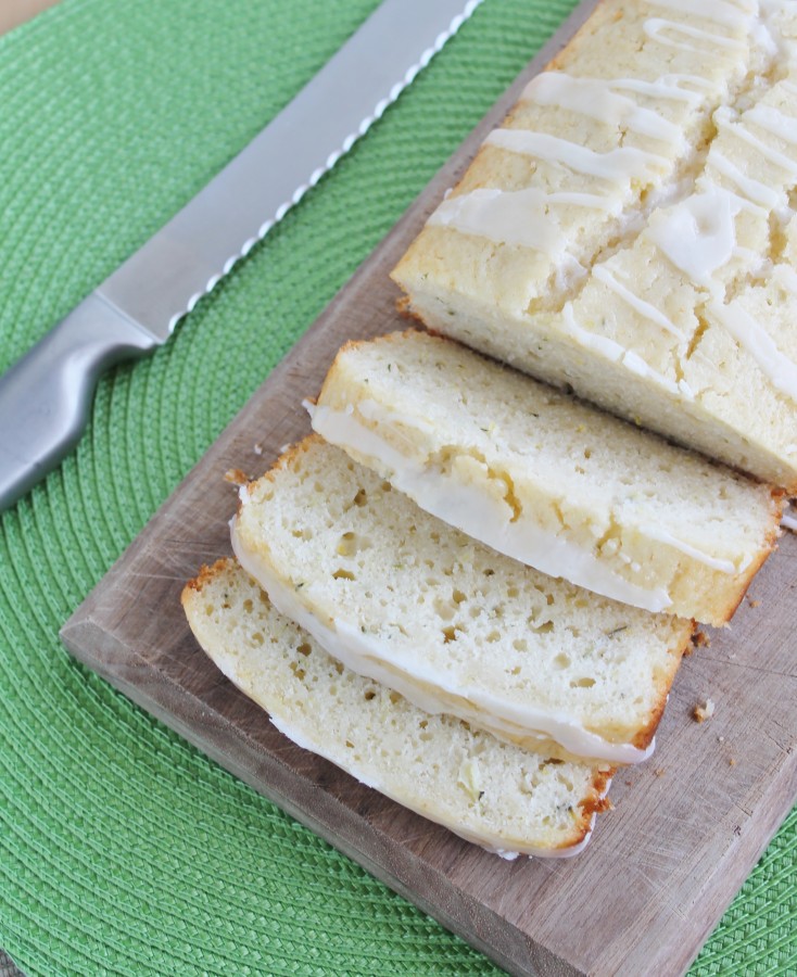 Super moist Zucchini Lemon Loaf from hiddenponies.com. The glaze makes it irresistible!