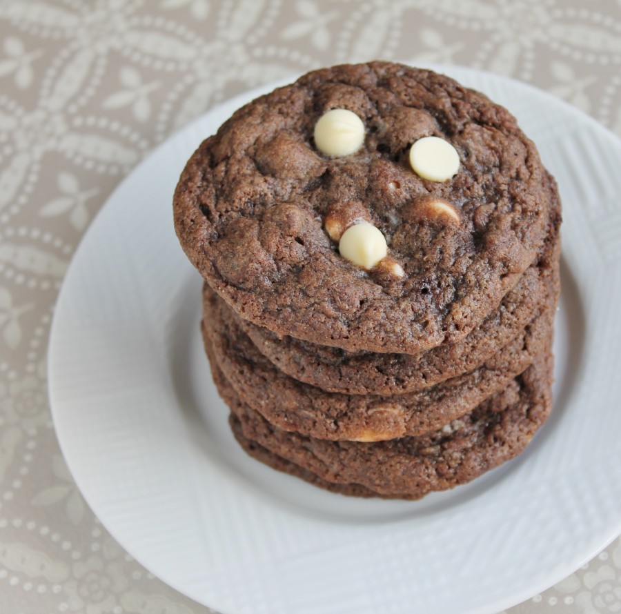 Dark & Dangerous Triple Chocolate Cookies