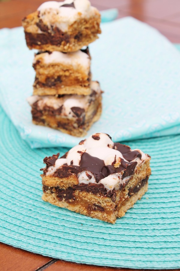 S'mores Bars...crazy good, I can eat s'mores all year now!!  