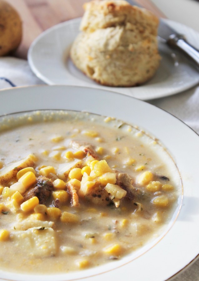 Bacon Corn Chowder - the perfect soul-warming winter soup.