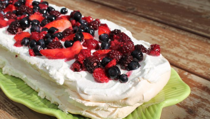 Berry Meringue Torte