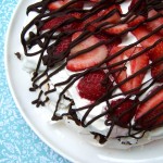 Saturday Sweets: Strawberry Chocolate Meringue Torte