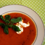 Roasted Red Pepper and Sweet Potato Soup