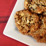 Gluten Free Cranberry & White Chocolate Oatmeal Cookies