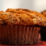 Pumpkin Cream Cheese Muffins with Streusel Topping