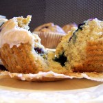 Glazed Lemon Blueberry Muffins