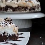 Brownie Cake with Coconut Meringue: A Celebration!