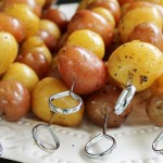 Barbecued New Potato Skewers