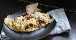 Apple, Bacon & Cheese Omelettes