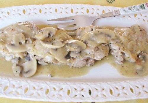 Mom’s Chicken with Mushrooms & Leeks