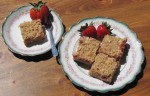 Mom’s Recipes: Rhubarb Almond Crumble Bars