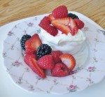 Mom’s Recipes: Meringue Nests with Lemon Cream and Mixed Berries