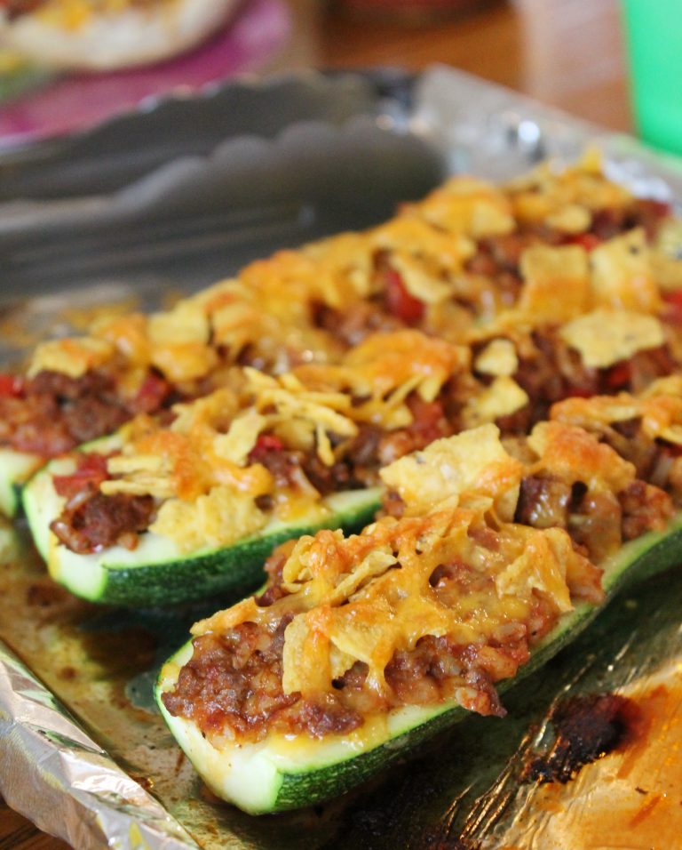 Taco Zucchini Boats