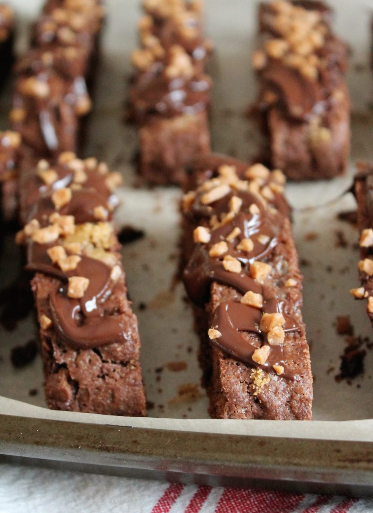 Chocolate Toffee Biscotti