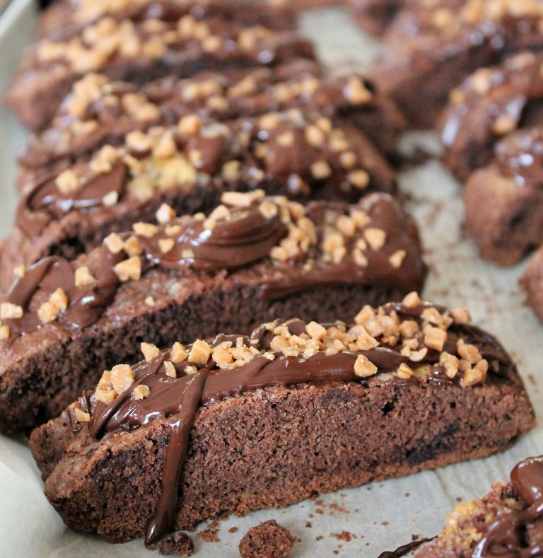 Chocolate Toffee Biscotti